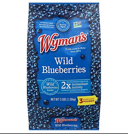 WILD BLUEBERRIES - 3 Lb